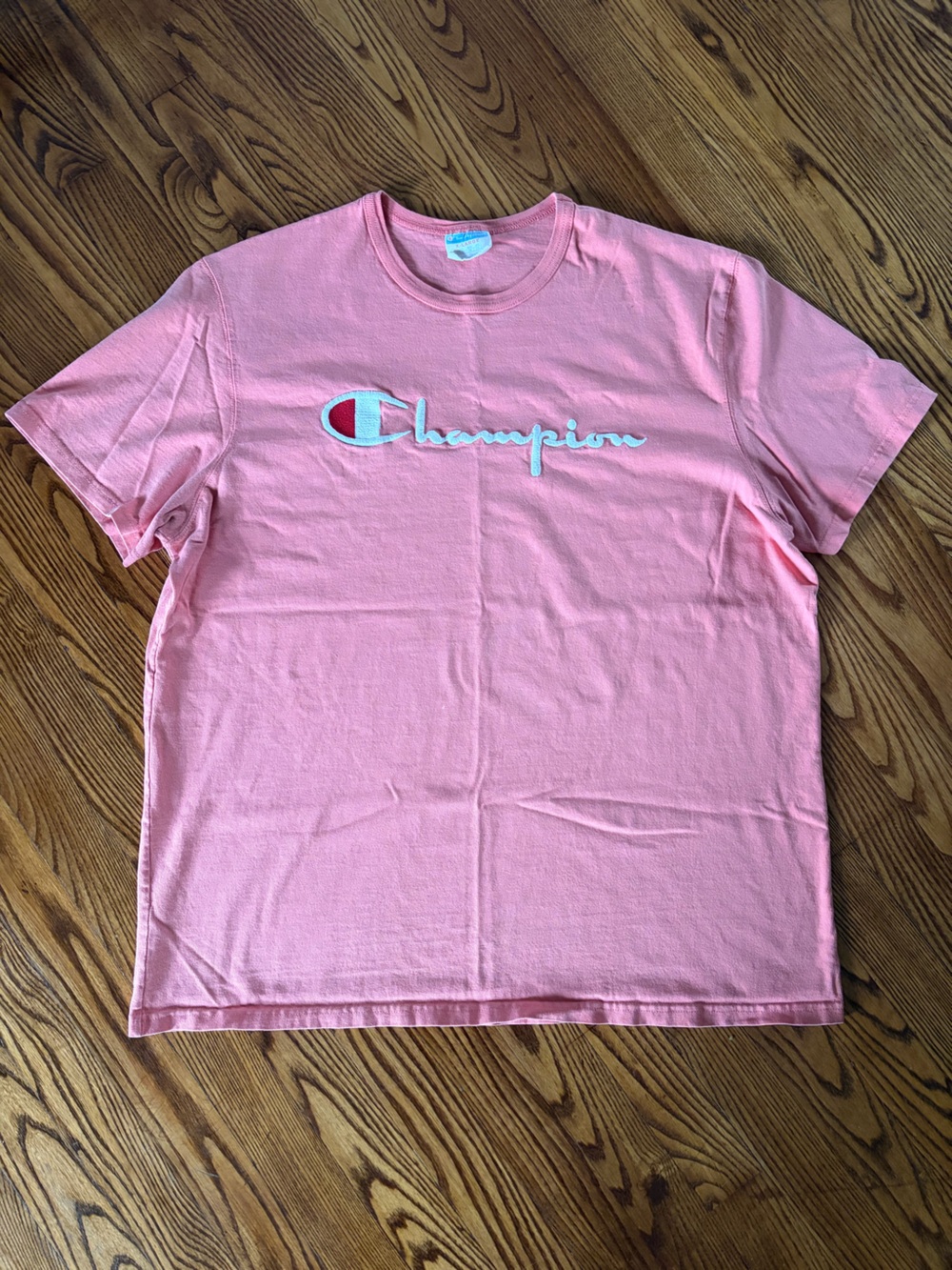 Champion Pink Logo Tee